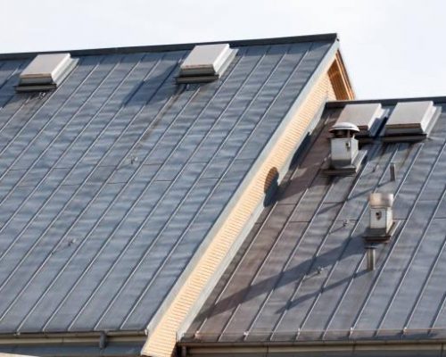 Tar roofs with two levels in Potsdam